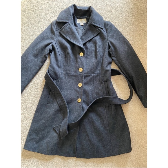 Michael Kors Wool Coat - Gray - Picture 3 of 7